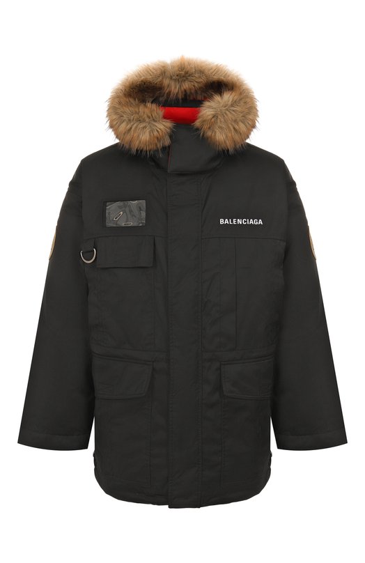 Двусторонний пуховик Balenciaga 839080/TSQ07 Чёрный 839080/TSQ07