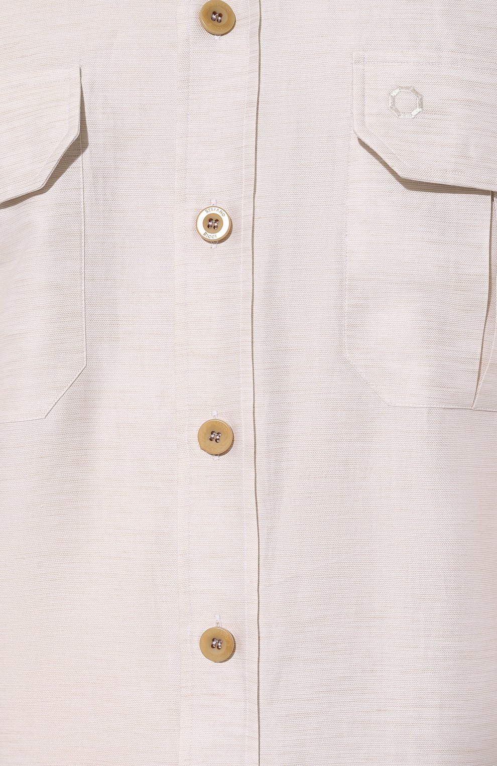Рубашка из хлопка и шелка STEFANO RICCI, арт. SP006289/R2150, фото 5