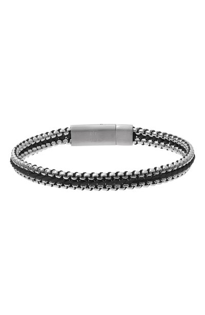 Мужской браслет TATEOSSIAN, арт. RT-BR-STS-CHA0002-BLACK-18M