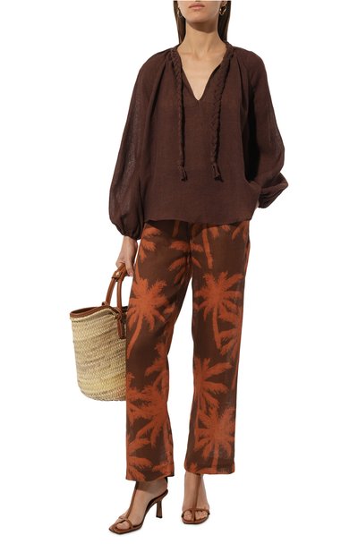 Льняная блузка MANEBI, арт. F57MY, фото 2