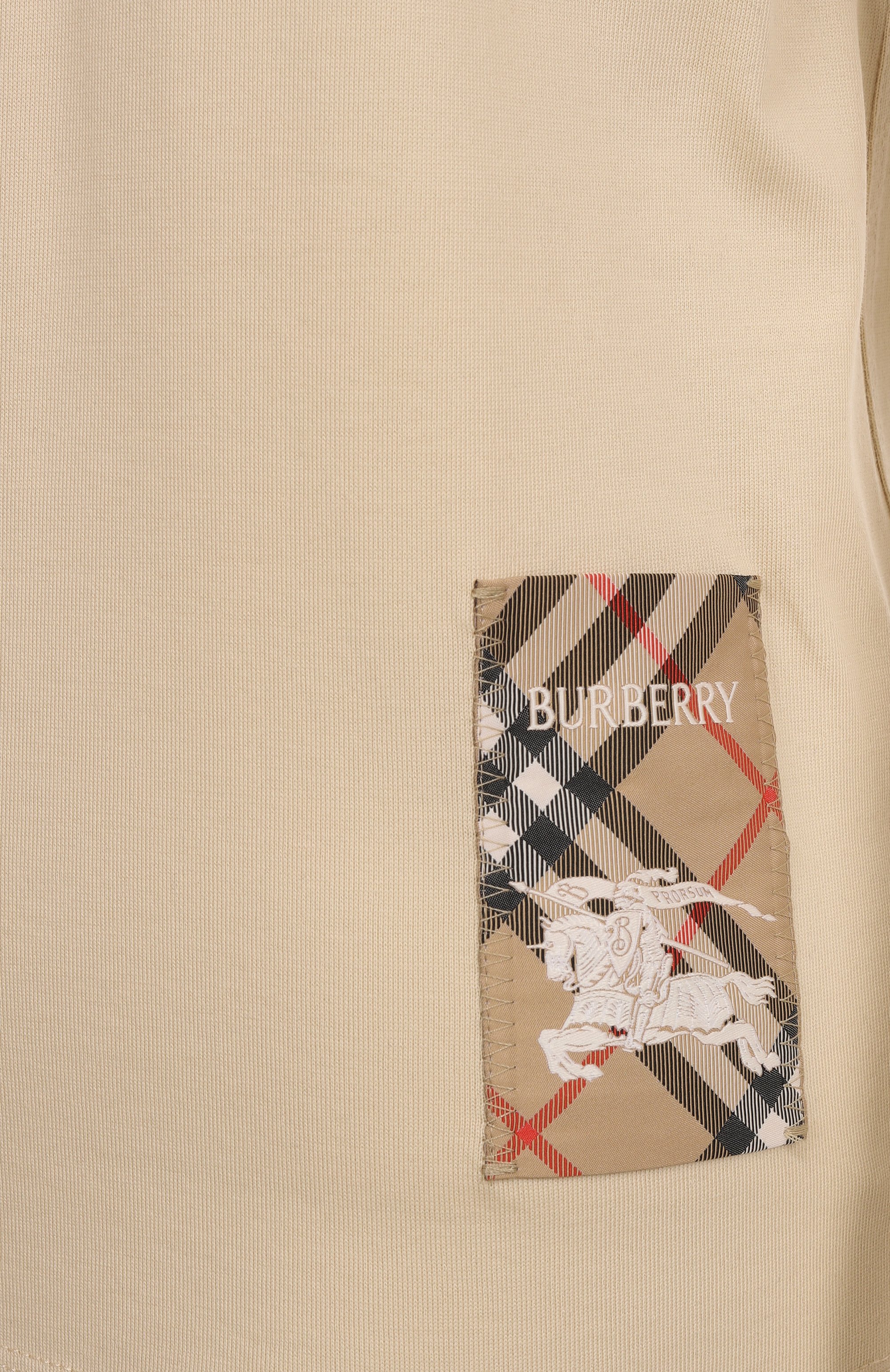 Хлопковая футболка BURBERRY, арт. 8103506, фото 6