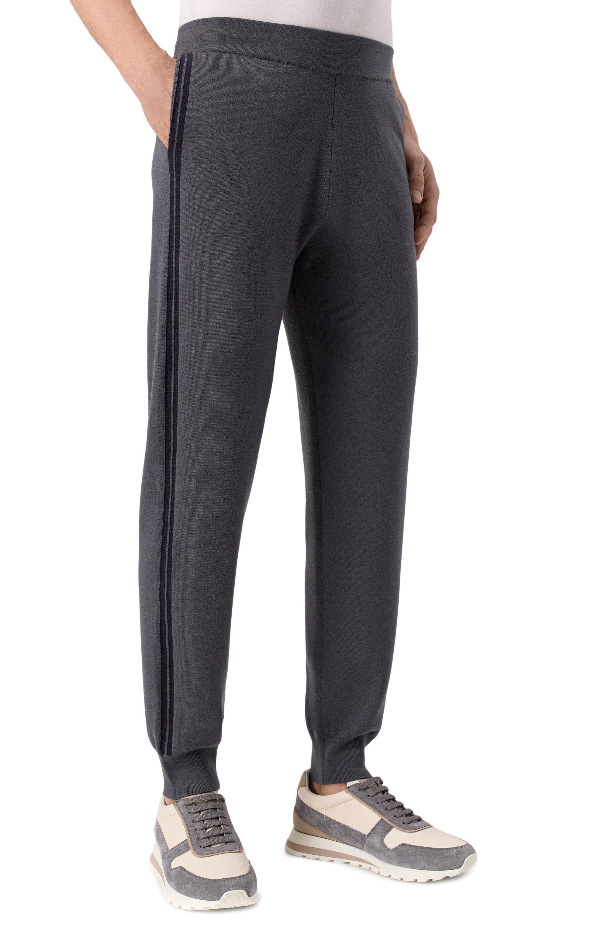 Джоггеры из шерс�ти и хлопка VAN LAACK, арт. VL-SYLAR-F/S00330, фото 3