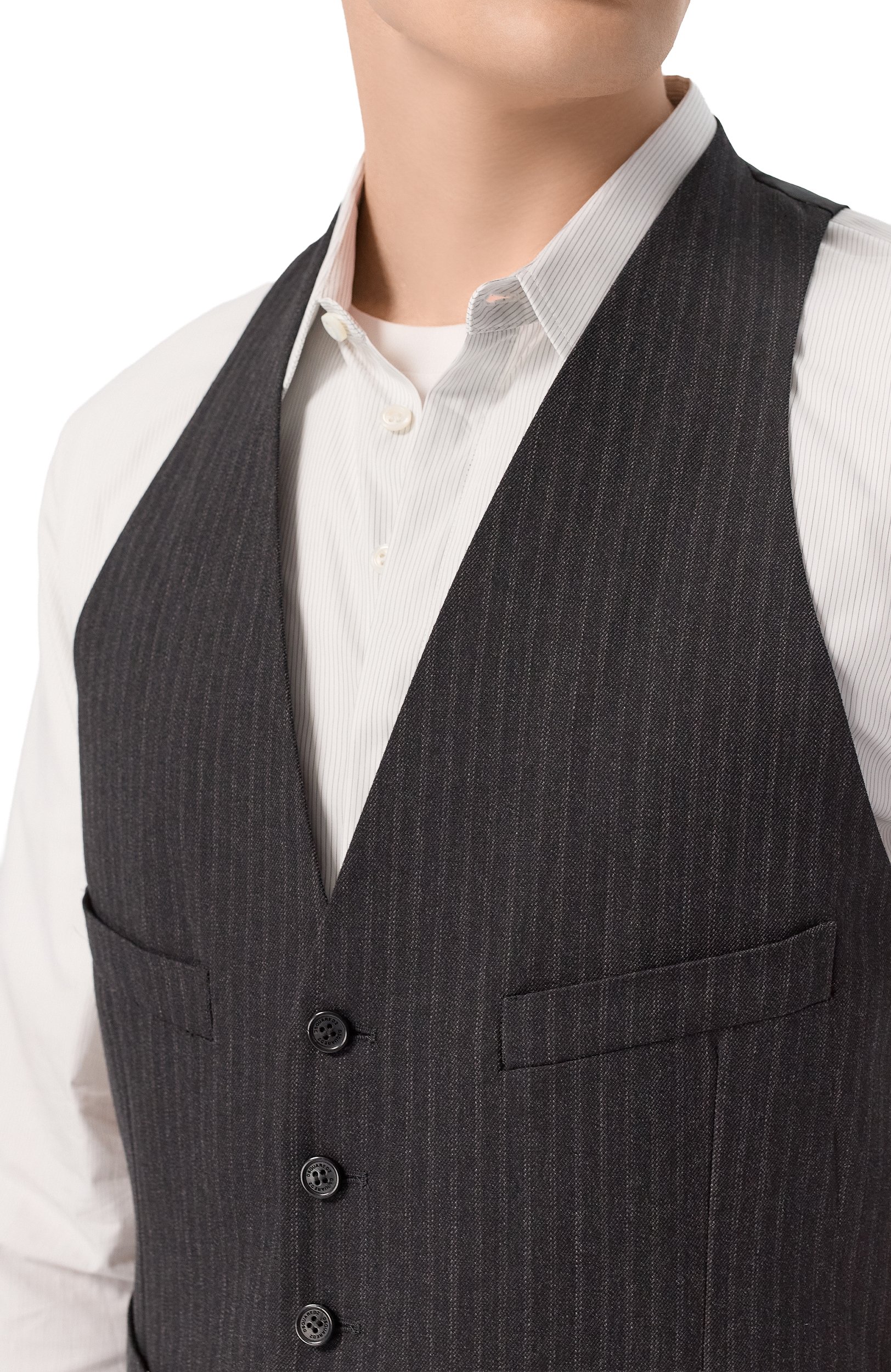 Жилет из шерсти и хлопка DSQUARED2, арт. S71FB0517/D35545, фото 5