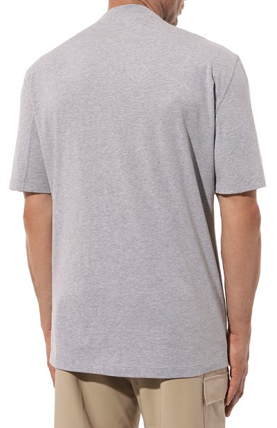 Хлопковая футболка BRUNELLO CUCINELLI, арт. M0B138433W, фото 4