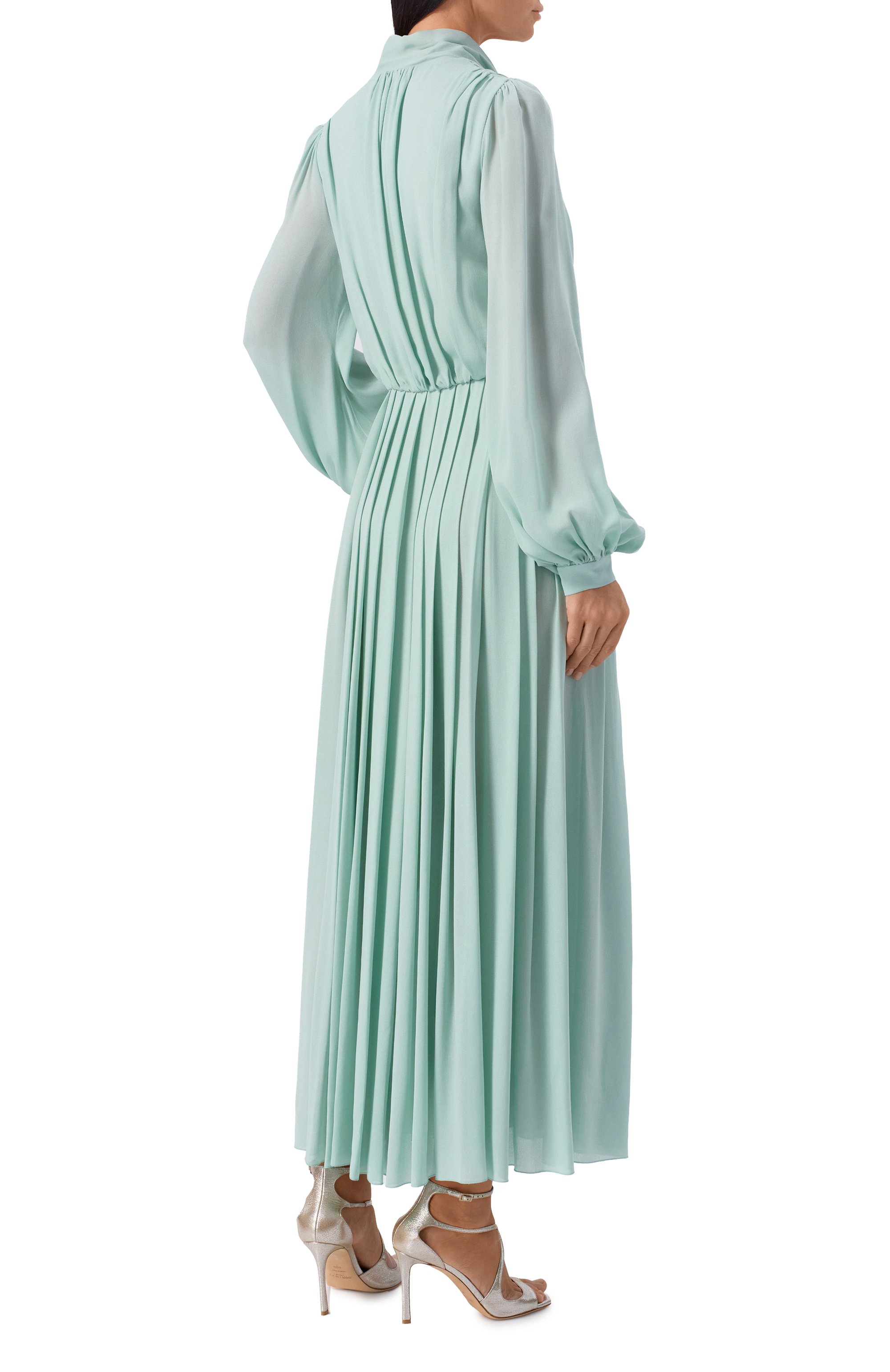 Платье из вискозы GIAMBATTISTA VALLI, арт. 25FWSVTE5C25/79SAB, фото 3