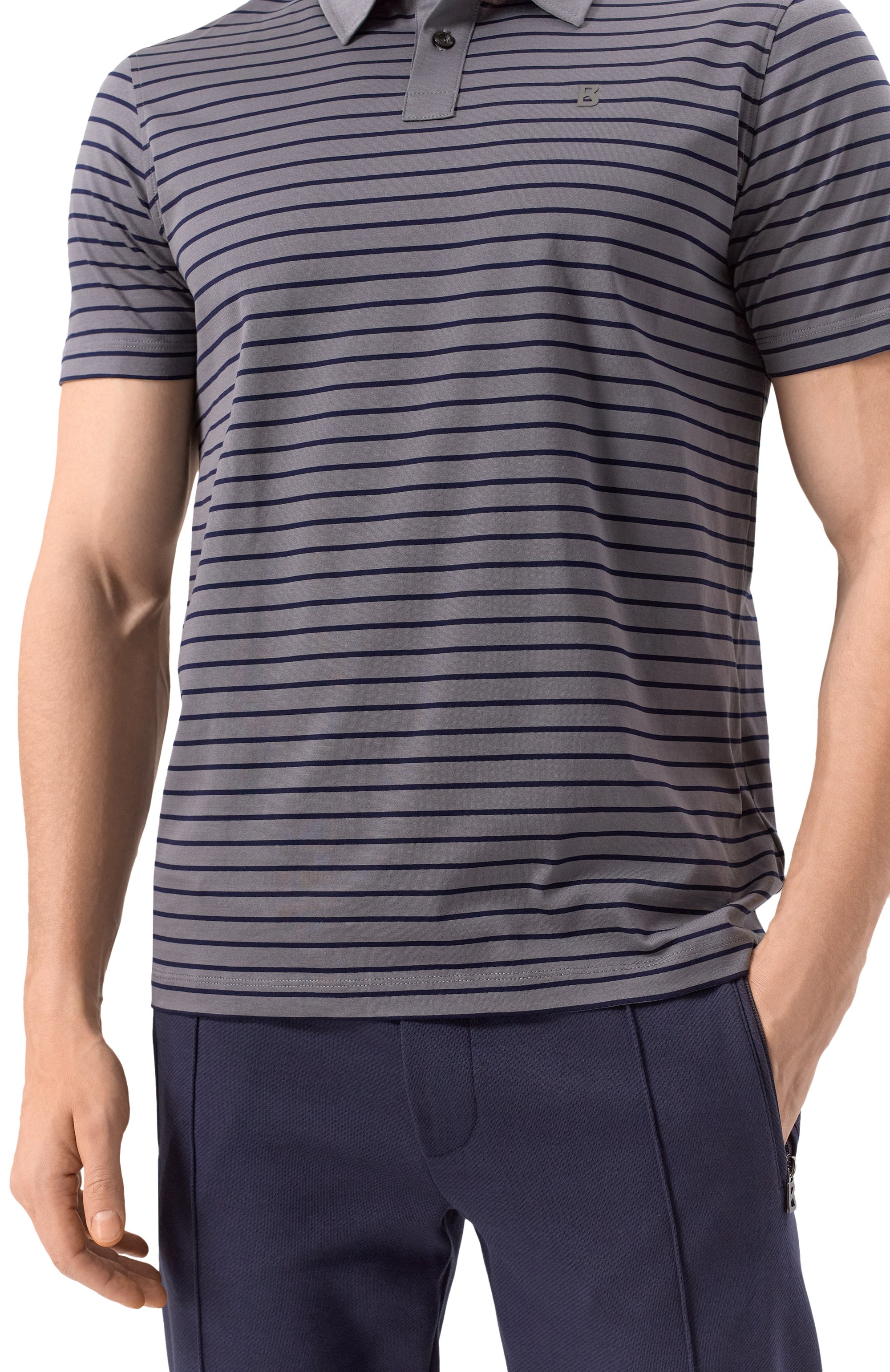 Хлопковое поло BOGNER, арт. 58349416, фото 5