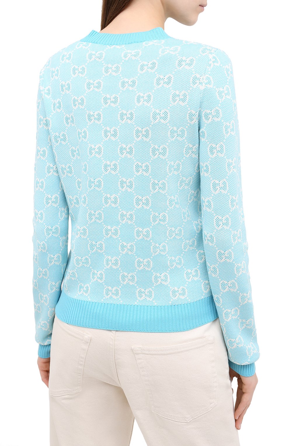 Пуловер из шерсти и хлопка GUCCI, арт. 629459/XKBHQ, фото 4