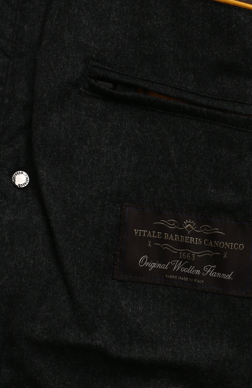 Пуховый бомбер с воротником из кролика HETREGO темно-серого цвета по цене 79150 руб., арт. 8N512R/B0RIS, фото 6 Пуховый бомбер с воротником из кролика HETREGO, арт. 8N512R/B0RIS, фото 6