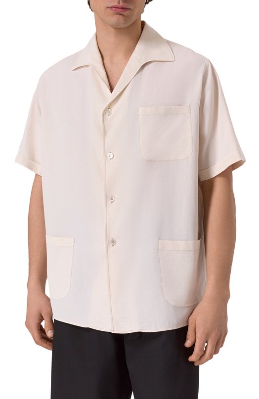 Рубашка Maison Margiela S50DR0009/M35267 Кремовый  S50DR0009/M35267 Фото 3