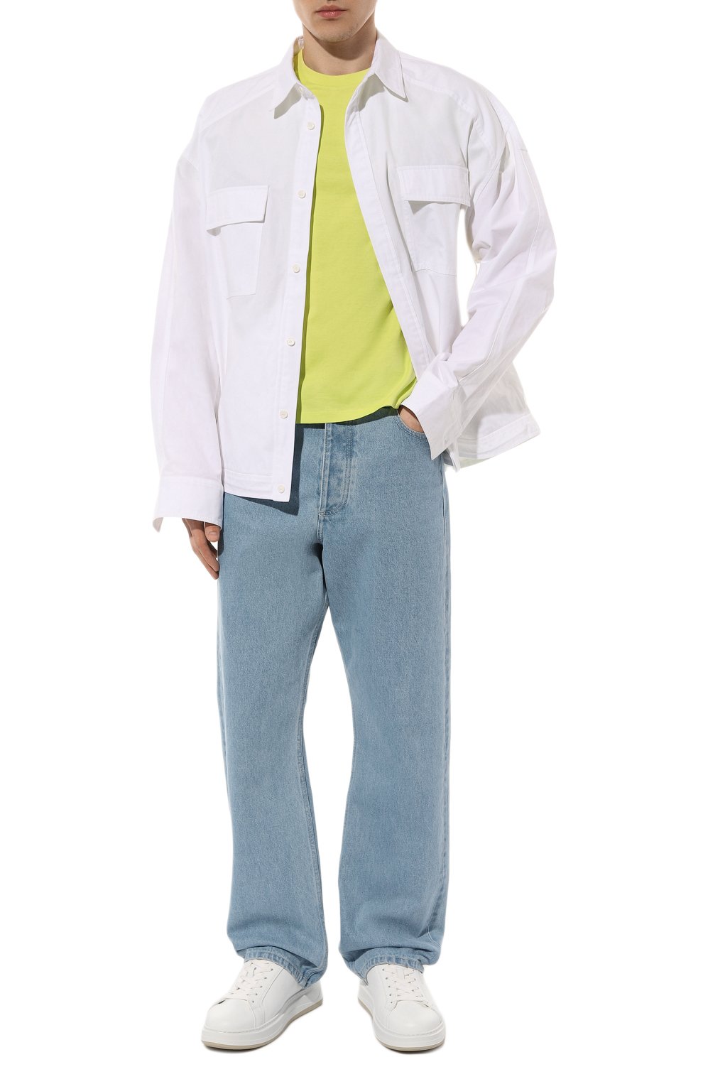 Хлопковая футболка VAN LAACK салатового цвета по цене 13250 руб., арт. PA0L0/Z20044, фото 2 Хлопковая футболка VAN LAACK, арт. PA0L0/Z20044, фото 2