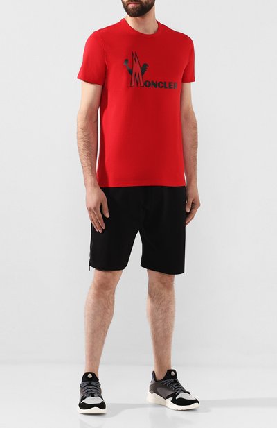 Хлопковая футболка MONCLER, арт. E2-091-80486-50-8390T, фото 2