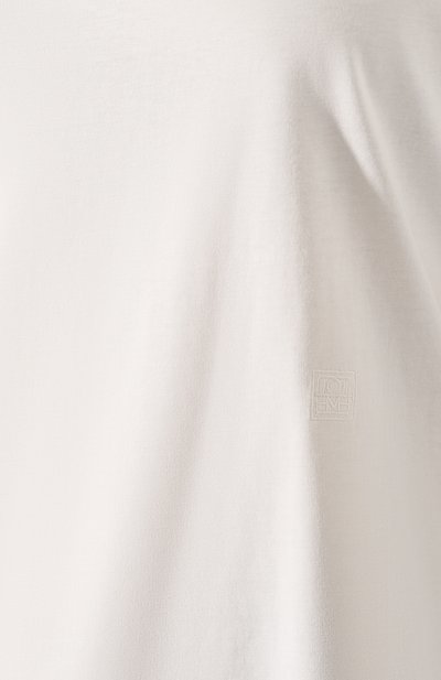 Хлопковый лонгслив TOTEME белого цвета по цене 13400 руб., арт. ESPERA L0NG SLEEVE 193-440-770, фото 5 Хлопковый лонгслив TOTEME, арт. ESPERA L0NG SLEEVE 193-440-770, фото 5