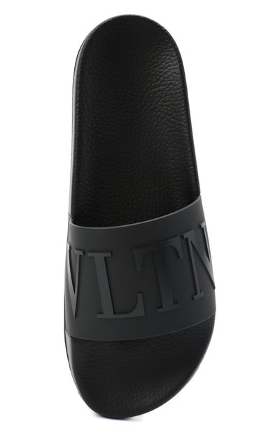 Шлепанцы VALENTINO черного цвета по цене 39950 руб., арт. UY2S0873/DPT, фото 5 Шлепанцы VALENTINO, арт. UY2S0873/DPT, фото 5