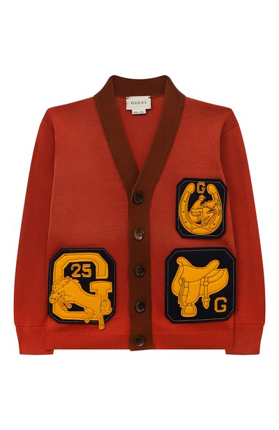 Хлопковый кардиган GUCCI, арт. 590277 XKA2Z, фото 1