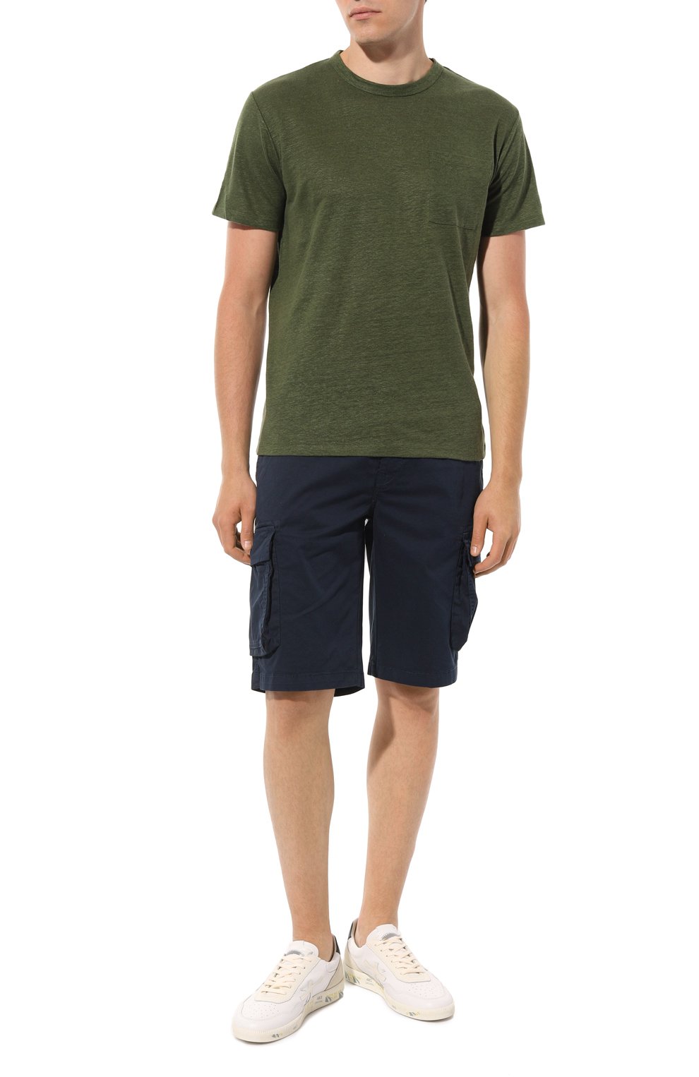 Льняная футболка MC2 SAINT BARTH, арт. STBM/ECSTASEA/00513D, фото 2