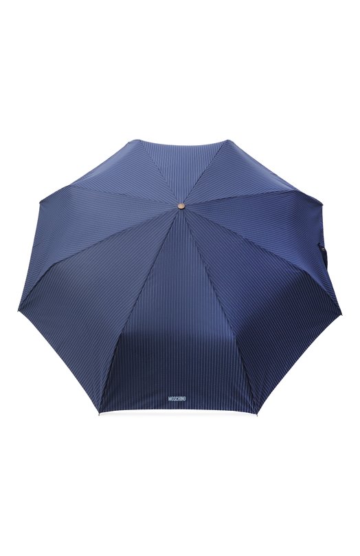 Складной зонт Moschino 8509-PINSTRIPE T0PLESS Синий 8509-PINSTRIPE T0PLESS