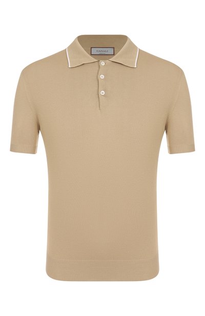 Мужская хлопковое поло CANALI, арт. C1053/MK02261