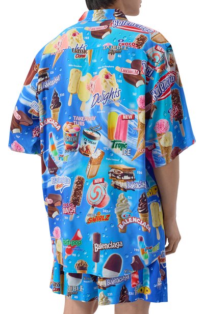 Рубашка из вискозы BALENCIAGA, арт. 852334/TTL24, фото 4