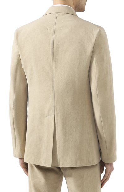 Пиджак из смеси льна и хлопка MAISON MARGIELA, арт. S50BN0434/S52642, фото 4