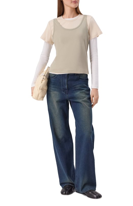 Хлопковый лонгслив Juun.J JW6141W00 Разноцветный  JW6141W00 Фото 2