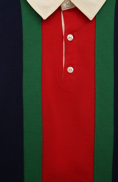 Хлопковое поло GUCCI, арт. 758825/XJF4Q, фото 3