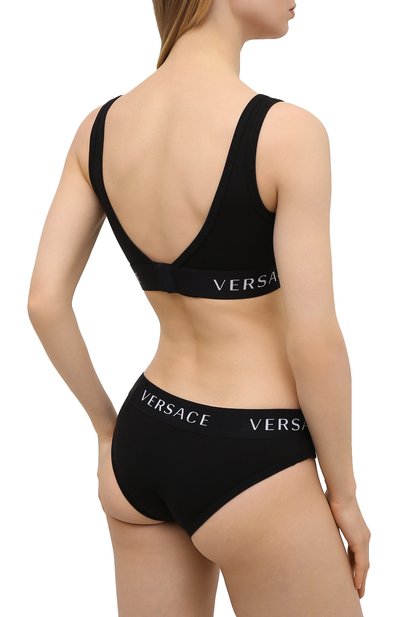 Трусы-слипы VERSACE черного цвета по цене 4150 руб., арт. AUD04071/AC00058, фото 3 Трусы-слипы VERSACE, арт. AUD04071/AC00058, фото 3