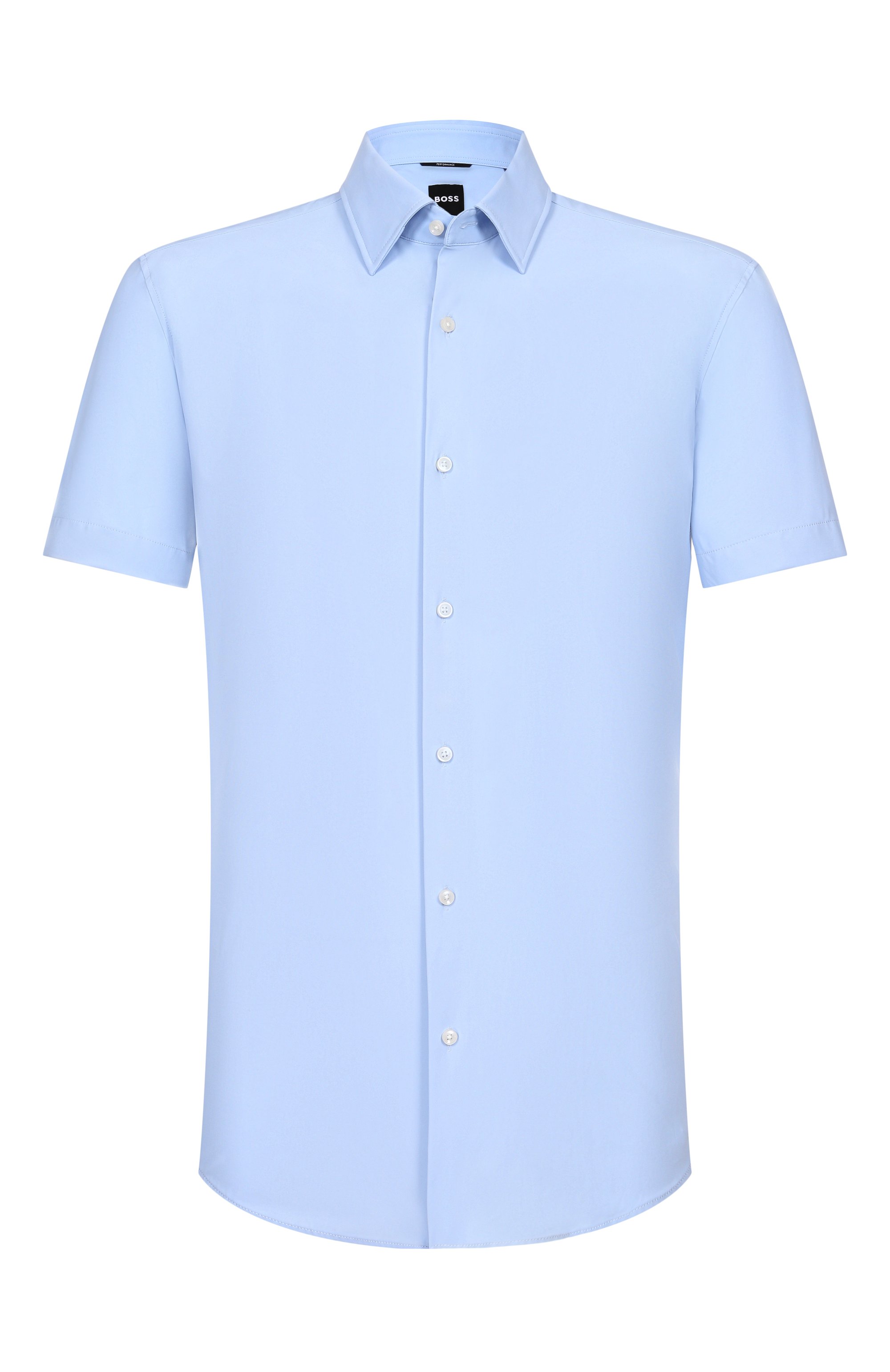 Сорочка BOSS голубого цвета по цене 13500 руб., арт. 50561627, фото 1 Сорочка BOSS, арт. 50561627, фото 1