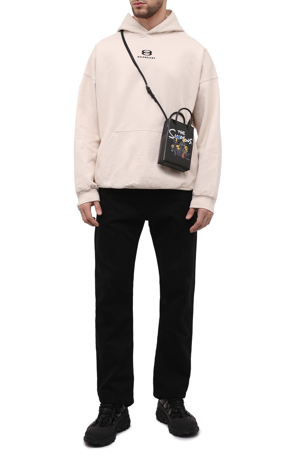 Кожаная сумка balenciaga x the simpsons BALENCIAGA, арт. 593826/23VBN, фото 3