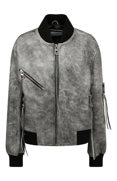 Женский кожаный бомбер SEVEN LAB, арт. K2301-55 grey