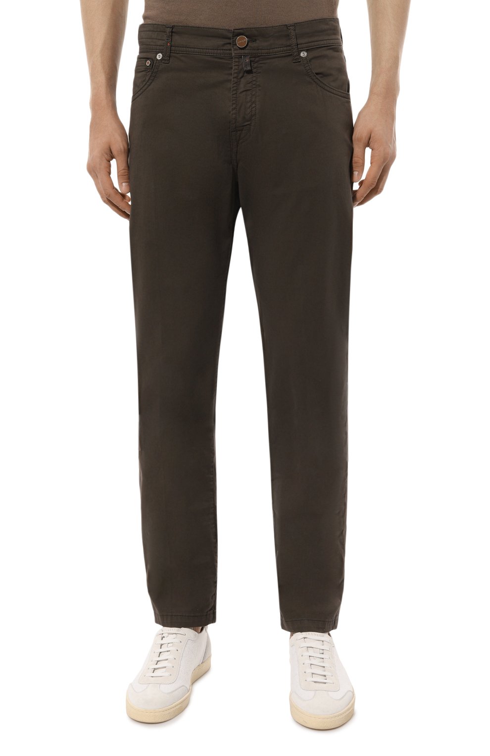 Хлопковые брюки KITON, арт. UPNJSK0600D, фото 3