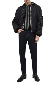 Худи из шерсти и льна BALMAIN, арт. XH1JR070/KB34, фото 2