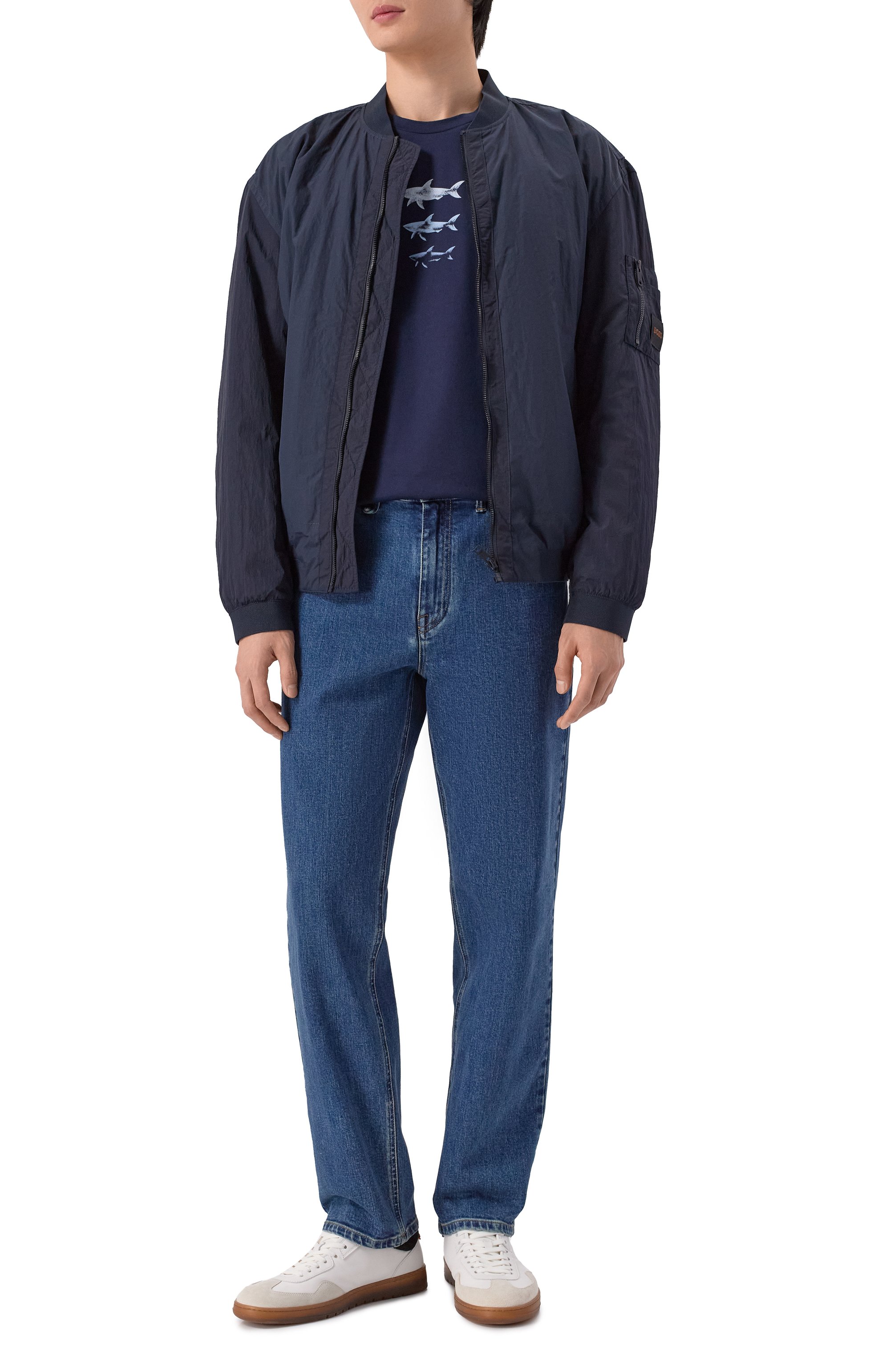 Хлопковая футболка PAUL&SHARK, арт. 26411048_001, фото 2