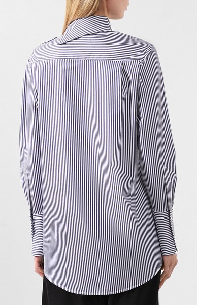 Хлопковая рубашка VICTORIA, VICTORIA BECKHAM, арт. 2120WSH000843A, фото 4
