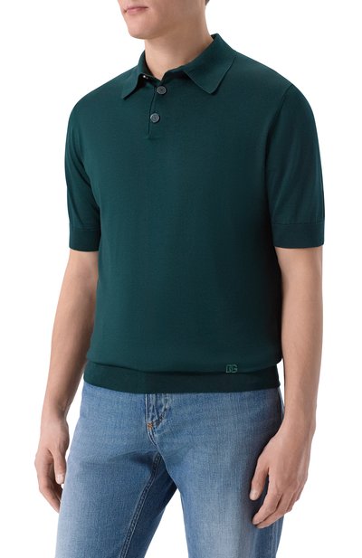 Шелковое поло DOLCE & GABBANA, арт. GXZ02Z/JBS05, фото 3