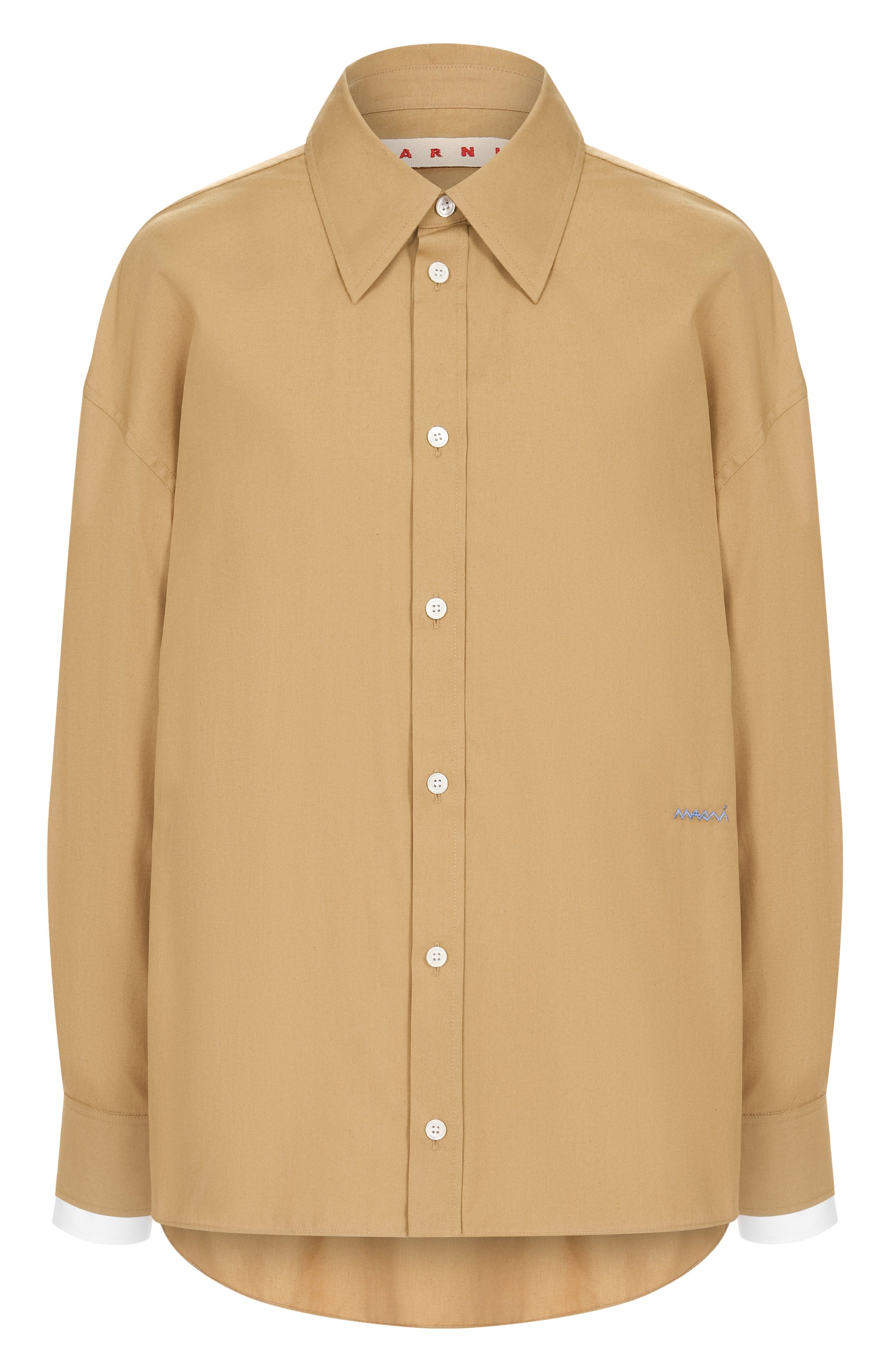 Хлопковая рубашка MARNI, арт. CAMA0613QS/UTC223, фото 1