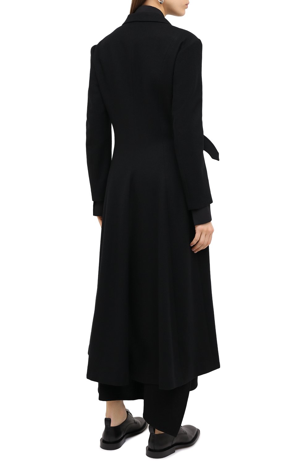 Шерстяное пальто YOHJI YAMAMOTO, арт. NR-C02-103, фото 4