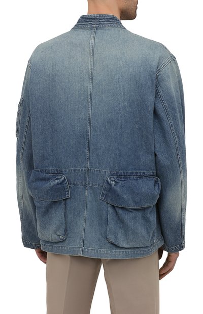 Джинсовая куртка AMBUSH темно-синего цвета по цене 89950 руб., арт. BMYE003S21DEN001, фото 4 Джинсовая куртка AMBUSH, арт. BMYE003S21DEN001, фото 4