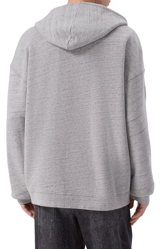 Хлопковая толстовка Dsquared2 S74HG0184/D25026 Серый  S74HG0184/D25026 Фото 4