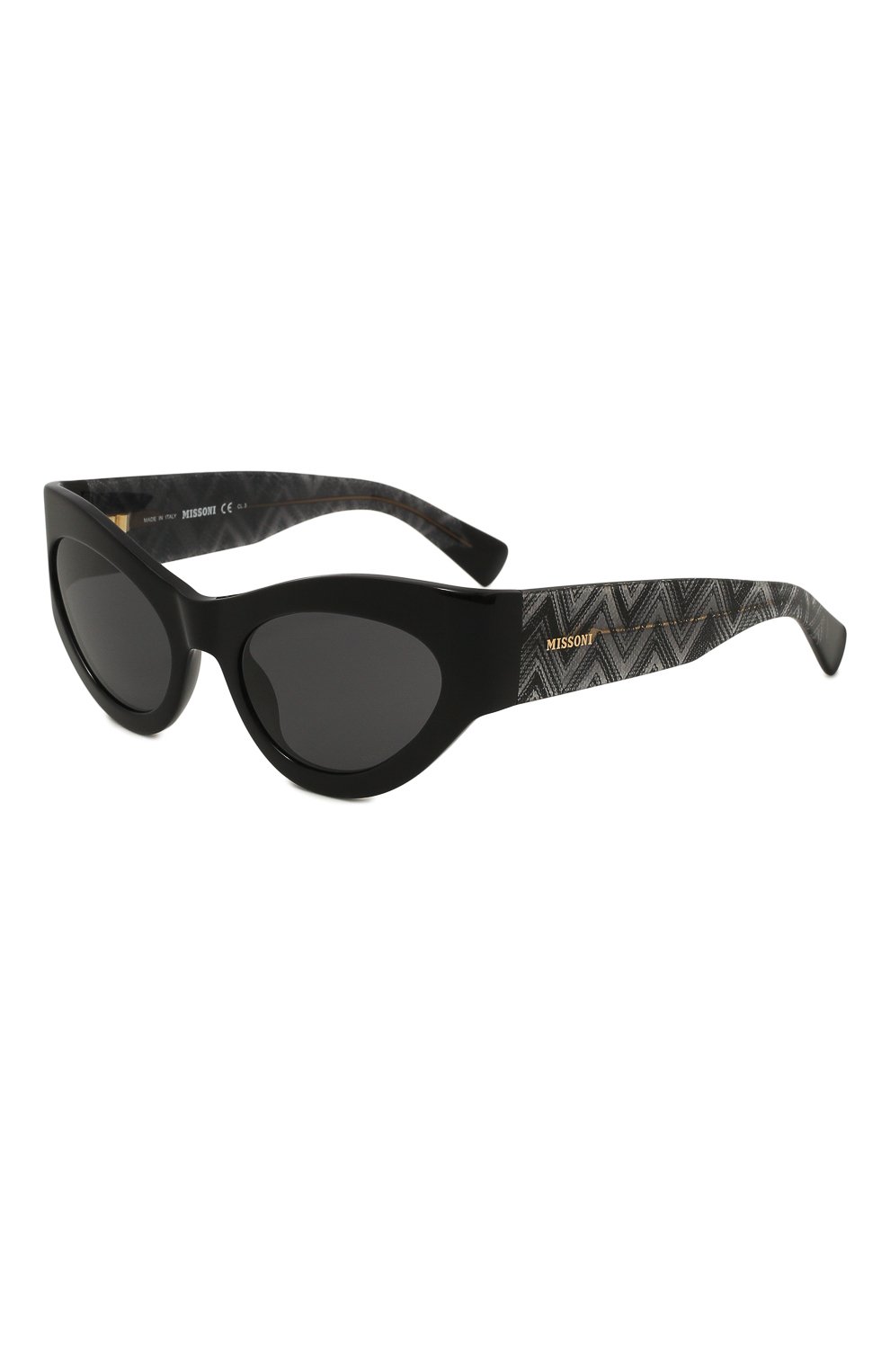 Солнцезащитные очки MISSONI черного цвета по цене 25950 руб., арт. MIS0078 807, фото 1 Солнцезащитные очки MISSONI, арт. MIS0078 807, фото 1