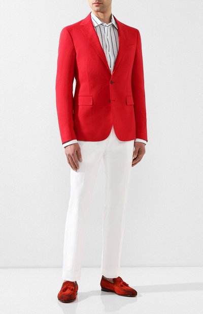 Льняной пиджак RALPH LAUREN, арт. 798800235, фото 2