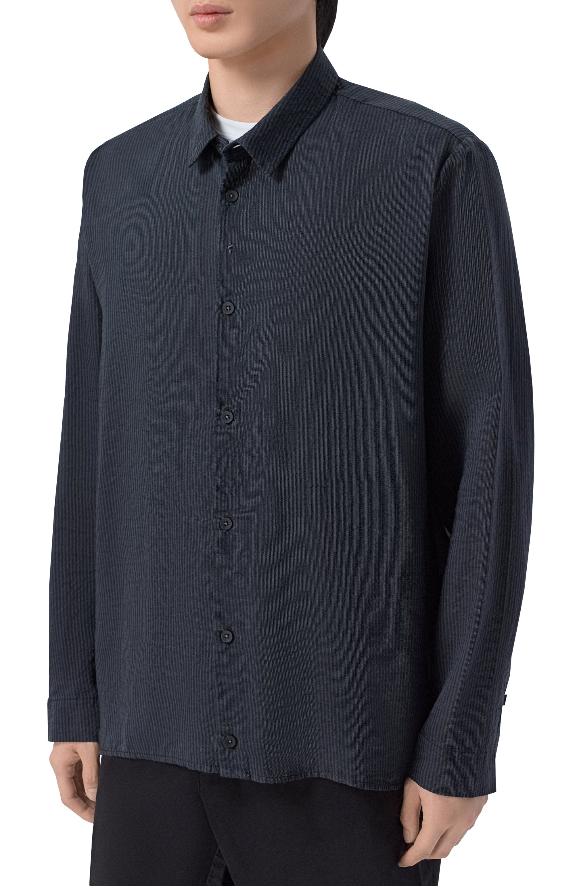 Рубашка из хлопка и льн а TRANSIT, арт. CFUTRCW320, фото 3