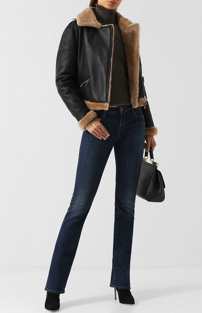 Джинсы прямого кроя с потертостями ROBERTO CAVALLI, арт. HQJ218/DS002, фото 2