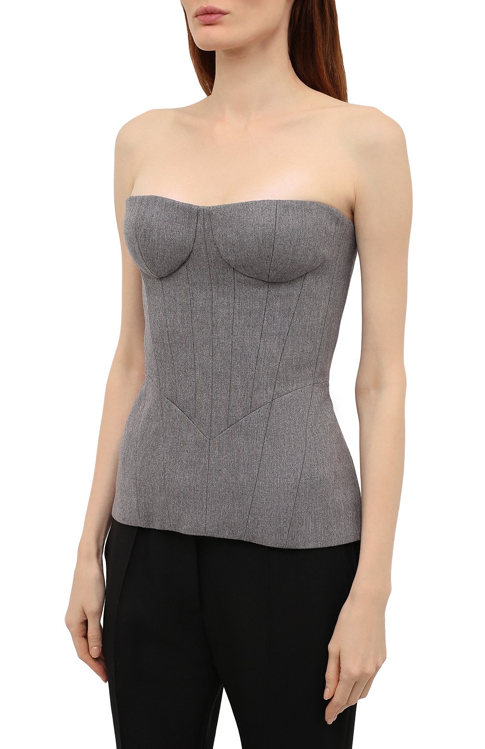 Шерстяной топ BALMAIN, арт. VF0AC005/W128, фото 3