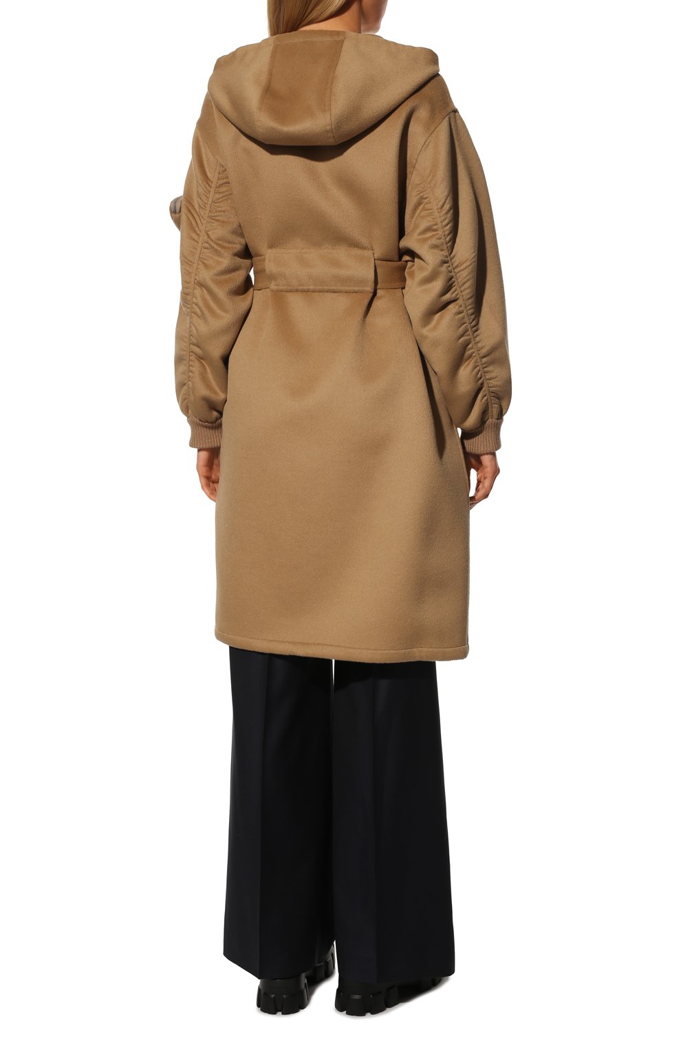 Шерстяное пальто PRADA, арт. P691OH-03H-F0040-212, фото 4