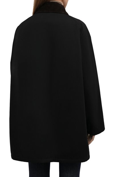 Хлопковая куртка CELINE черного цвета по цене 277500 руб., арт. 2W476365P, фото 4 Хлопковая куртка CELINE, арт. 2W476365P, фото 4
