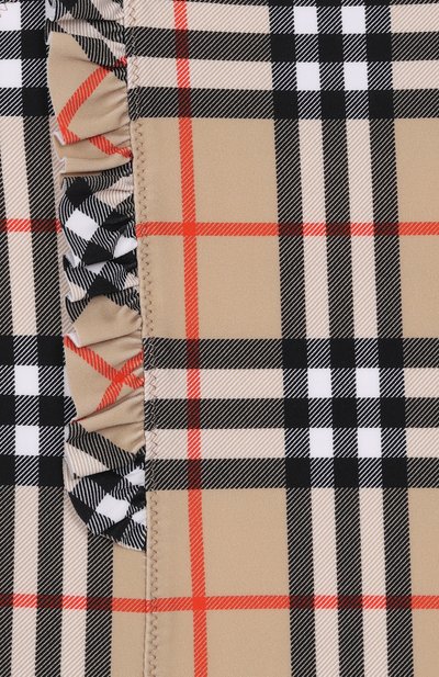 Слитный купальник BURBERRY бежевого цвета по цене 22650 руб., арт. 8121177, фото 3 Слитный купальник BURBERRY, арт. 8121177, фото 3