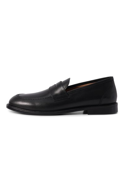 Кожаные пенни-лоферы KITON, арт. USSA508N00100, фото 3