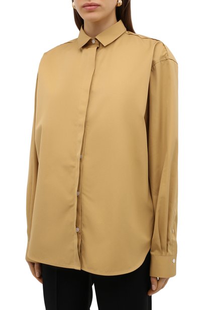 Хлопковая рубашка TOTEME, арт. LAG0 203-752-710, фото 3