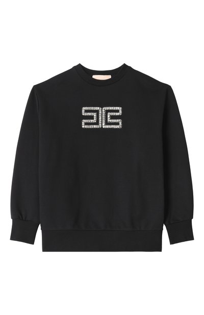 Хлопковый свитшот ELISABETTA FRANCHI LA MIA BAMBINA, арт. EFFE1490/FF002/4A-8A