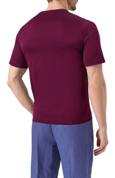 Хлопковая футболка ZILLI, арт. TSR02DM0110VZLI00, фото 4